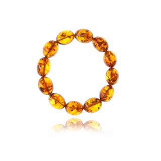 Damen Armband Ostsee Bernstein Amber Durchmesser ca. 15 x19mm 24gr (Nr 26897)