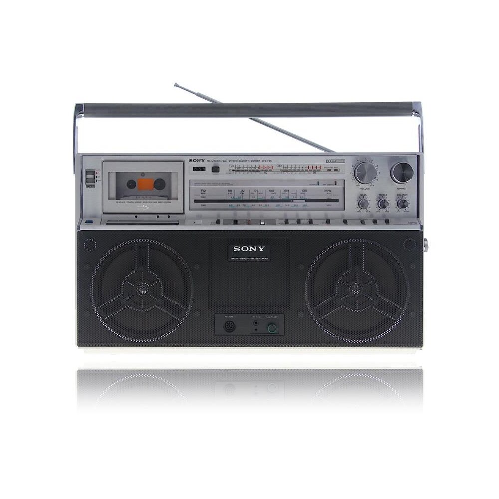 BOOMBOX RADIO STEREO Cassette Ghetto Blaster Sony Cfs 1000L Vintage Retro Tech🔺 EUR 59,90 - ES