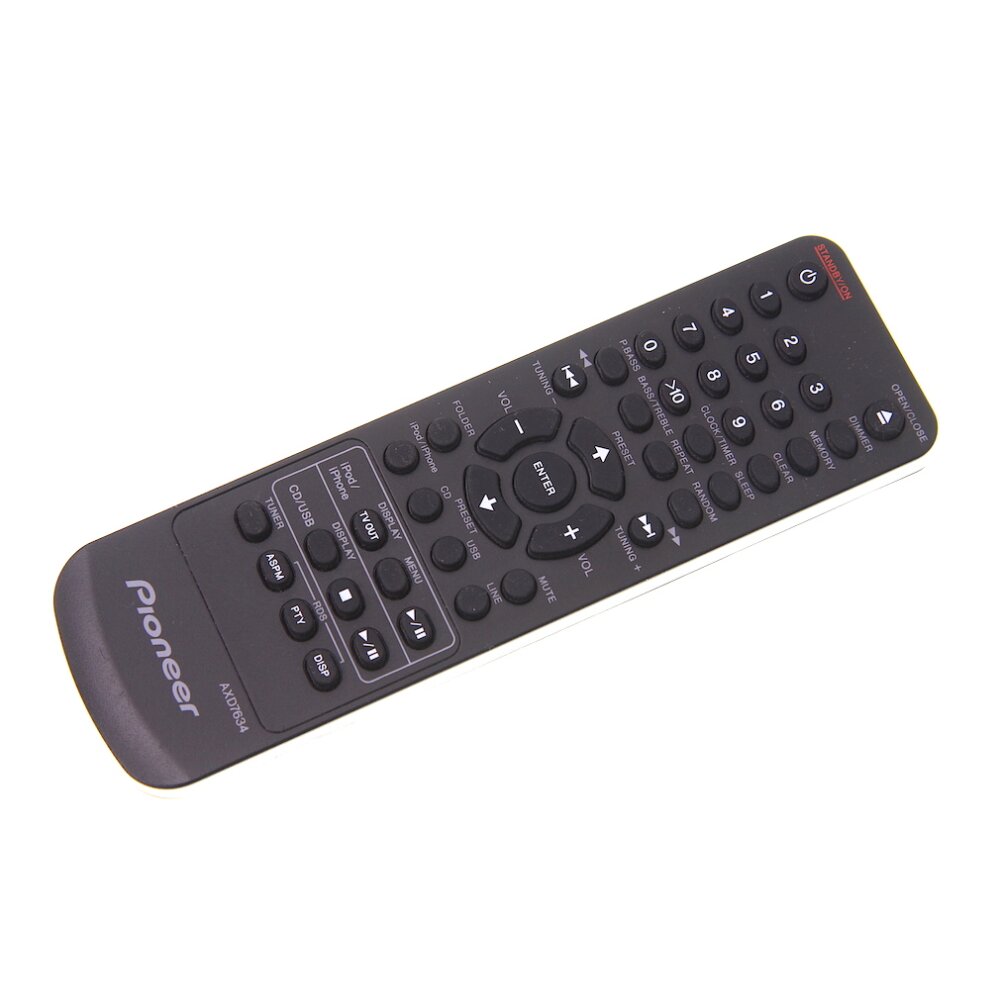AXD7634 Télécommande remplacée -VINABTY-fit pour Pioneer Récepteur CD télécommande AXD7634 X-HM10 X-HM20 XHM10 XHM20 X-HM10-S X-HM10-K X-HM10-K/S X-HM20-K X-HM20-S X-HM20-K/S