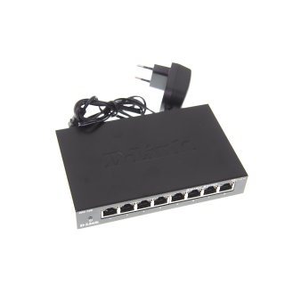 D-Link DGS-108 Gigabit Switch 8-Port