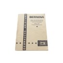 Original Bedienungsanleitung für Bernina Record 530,...