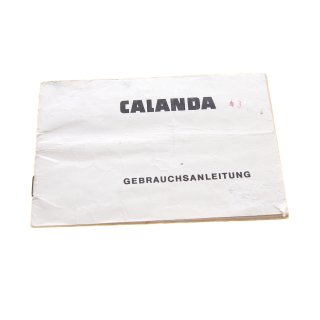 Original Bedienungsanleitung für Calanda 43 Nähmaschine