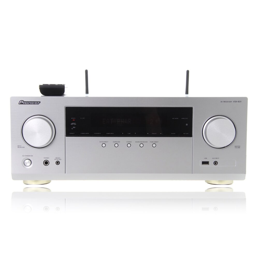 Pioneer VSX831 AVReceiver AirPlay, DLNA, WiFi/WLAN, USB