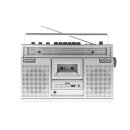 Saba RCR 402 Radio-Kassette Kombination Boombox Ghettoblaster