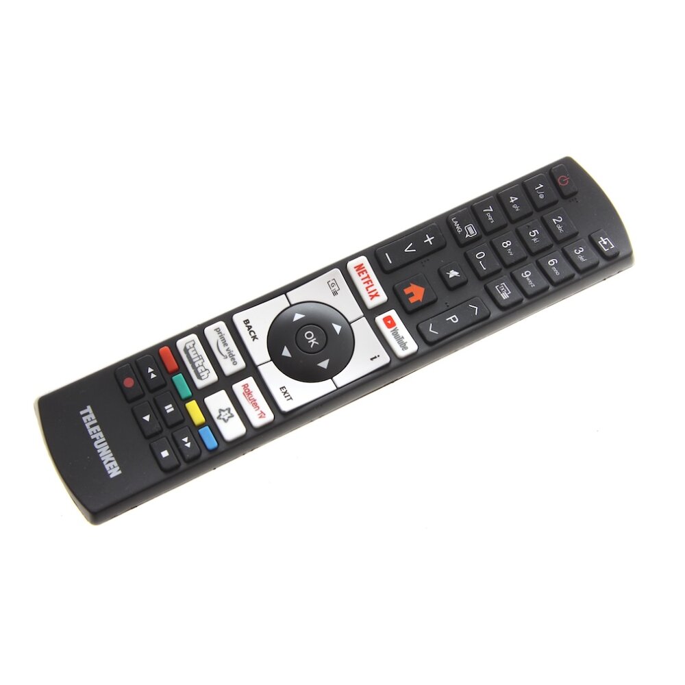 RC4518P Telecomando di ricambio compatibile con Telefunken Smart TV TF3236HX80LU 3261X 930B XH32K550D XU55K700 TE39PNDB42V2D TF22D880VC TF2636X860LU TF2636X860LU/2TF323. 6HX847LU RC4518P Telecomando di ricambio compatibile con Telefunken Smart TV TF3236HX80LU 3261X 930B XH32K550D XU55K700 TE39PNDB42V2D TF22D880VC TF2636X860LU TF2636X860LU/2TF323. 6HX847LU
