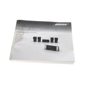 Original Bedienungsanleitung Bose Lifestyle V-Class Home Theater System