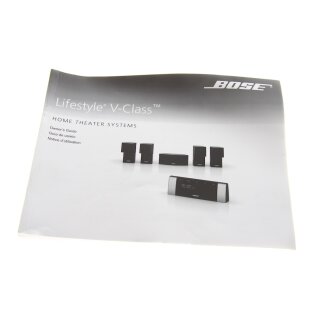 Original Bedienungsanleitung Owner´s Guide Bose Lifestyle V-Class Home Theater System
