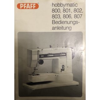 Pfaff hobbymatic 800/801/802/803/806/807