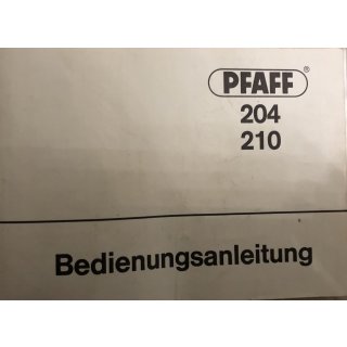 Pfaff 204 / 210